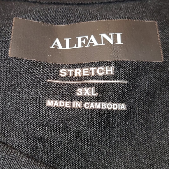 Alfani long-sleeve stretch Henley - Picture 3 of 16